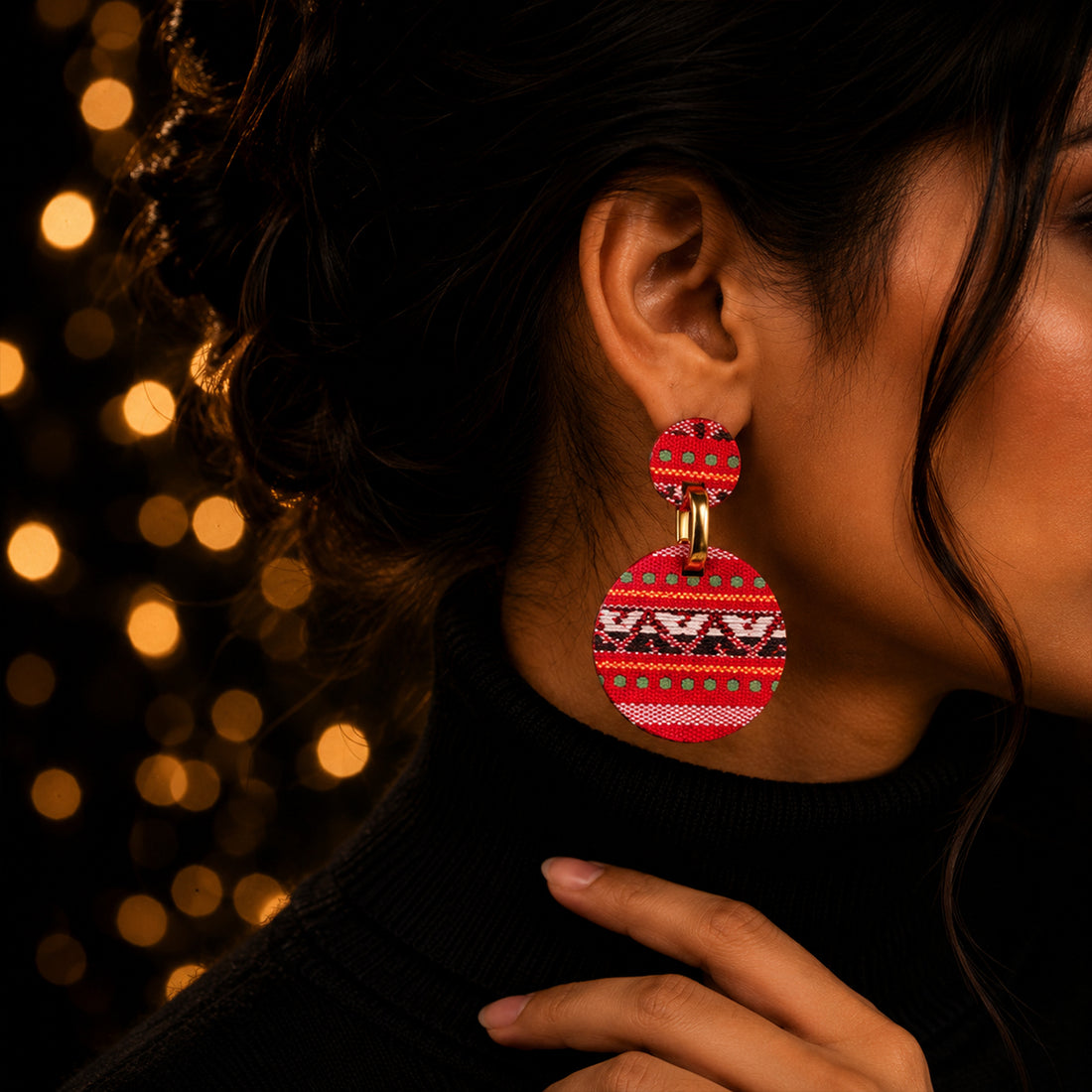 Boho Pattern Earrings – Women Fashion Jewelry | Fozia