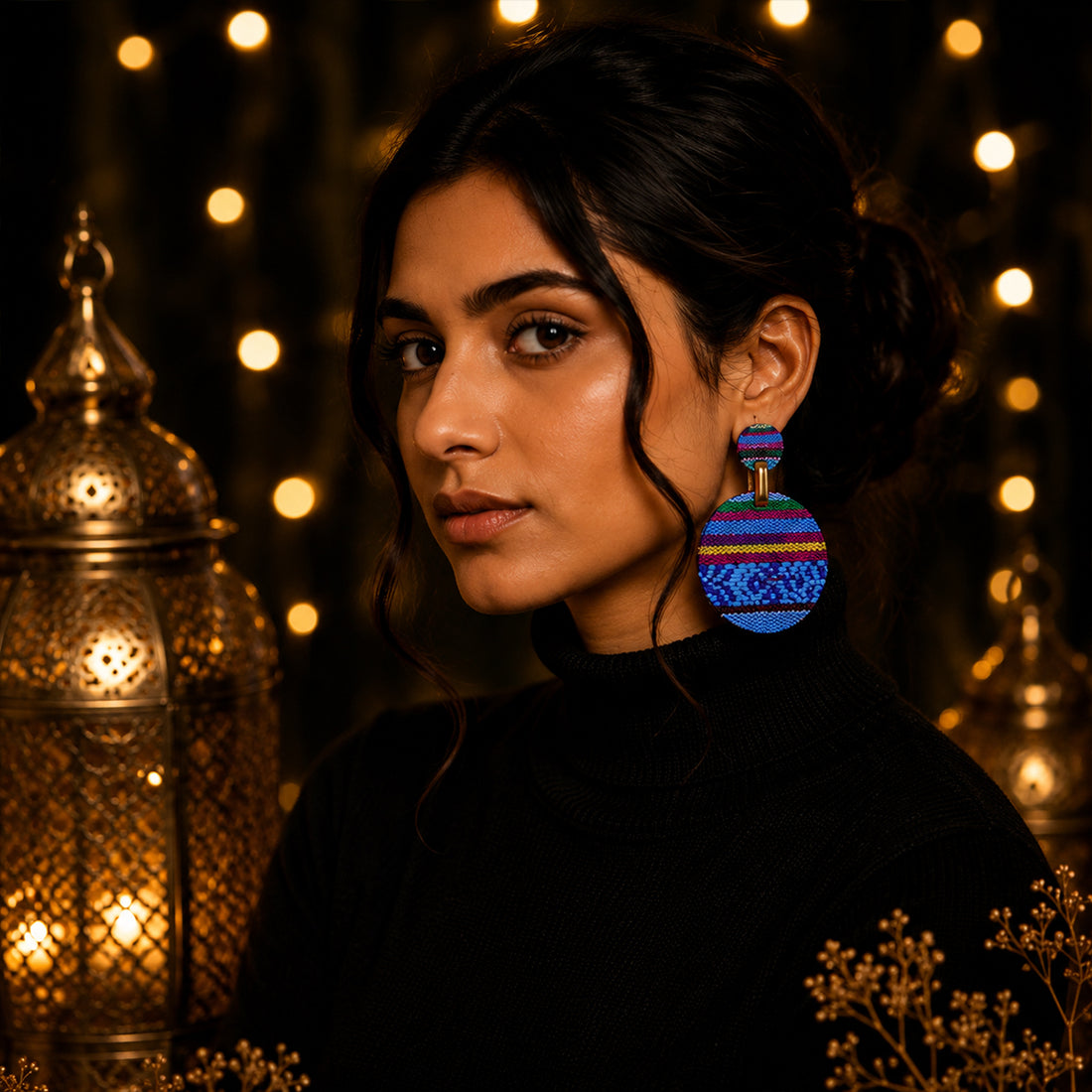 Boho Pattern Earrings – Women Fashion Jewelry | Fozia