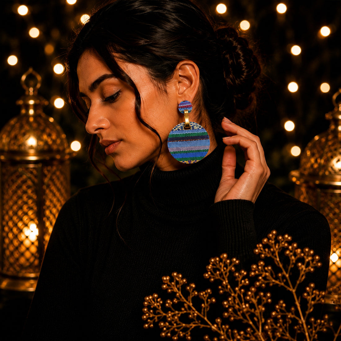 Boho Pattern Earrings – Women Fashion Jewelry | Fozia