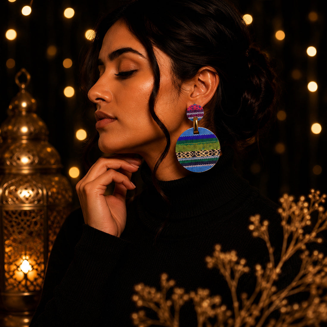 Boho Pattern Earrings – Women Fashion Jewelry | Fozia