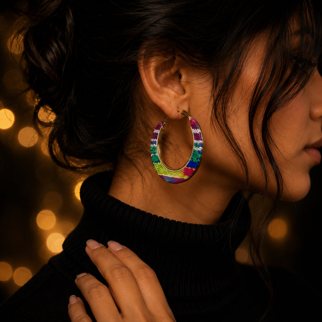 Boho Hoop Earrings – Women Fashion Jewelry | Fozia