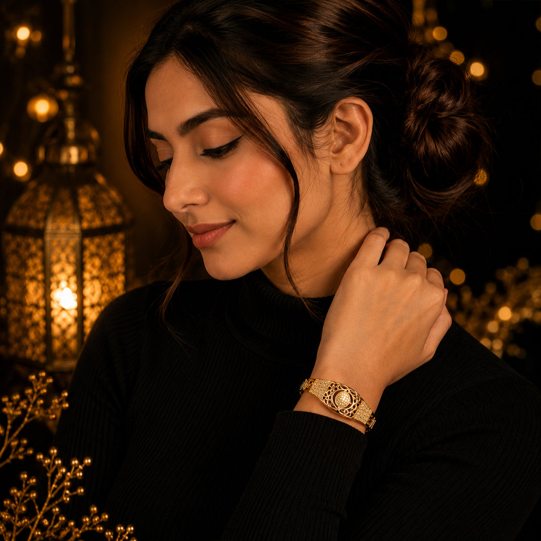 Fozia Royal Crystal Kada Bracelet – Elegant Women Jewelry Pakistan