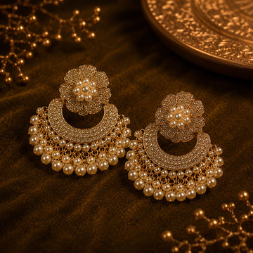 Luxury Chandbali Earrings – Women Fashion Jewellery | Fozia