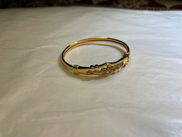 Fozia Crystal Lock Kada Bracelet – Women Fashion Jewelry